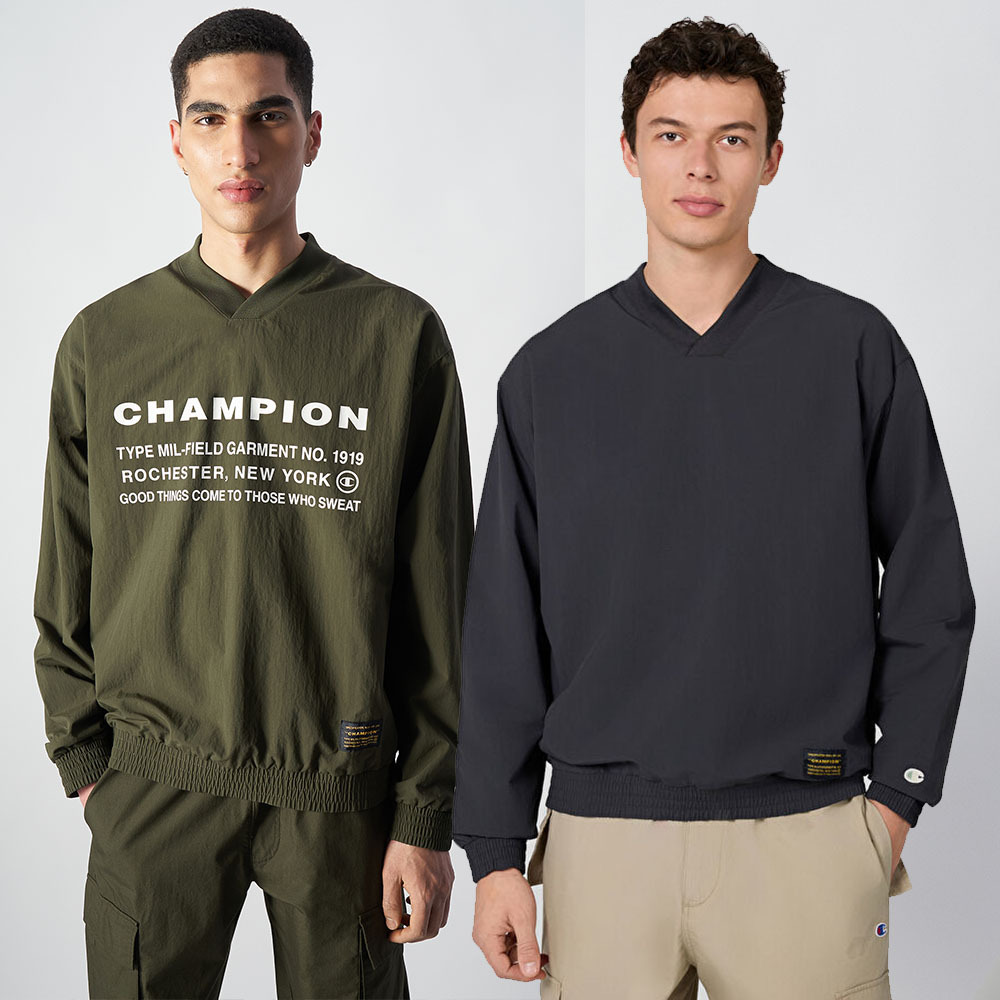 男款-ROCHESTER 印花軍裝風格 V領大學TEE-2色（220416）