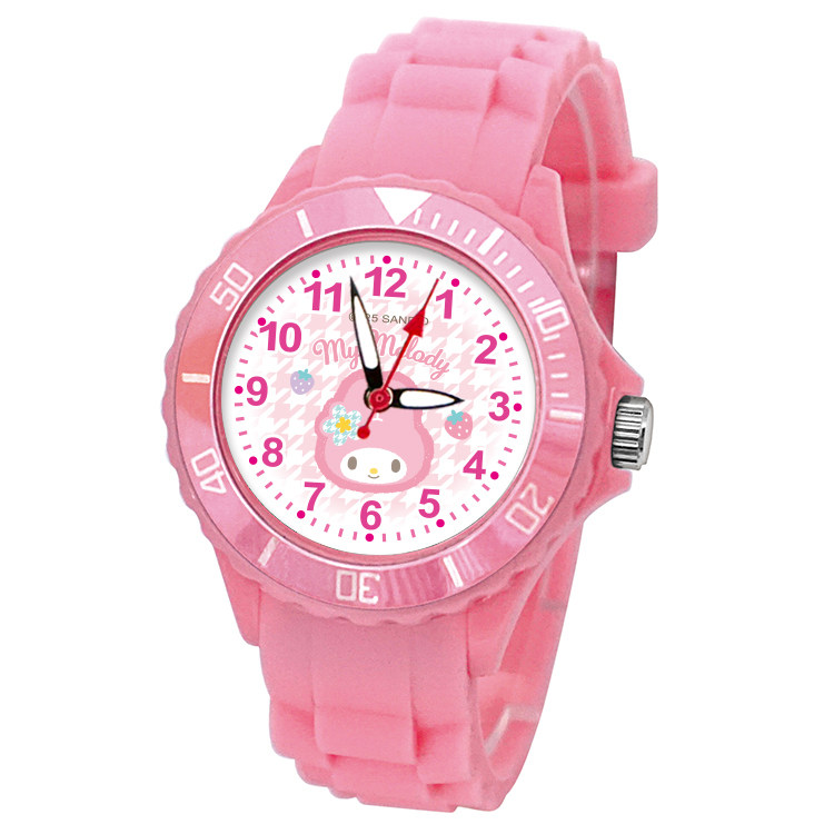 【三麗鷗Sanrio】美樂蒂運動彩帶手錶 (S7-3013)