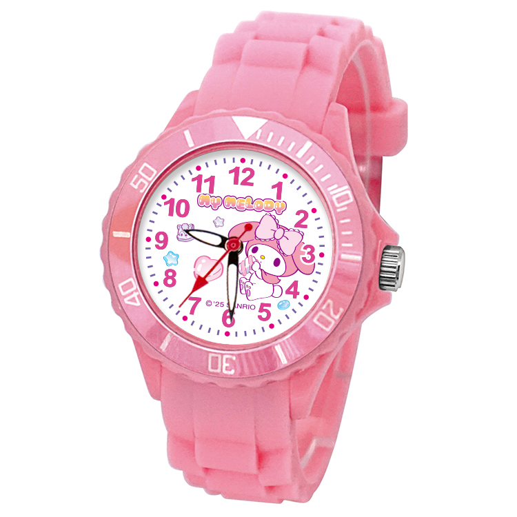 【三麗鷗Sanrio】美樂蒂運動彩帶手錶 (S7-3015)