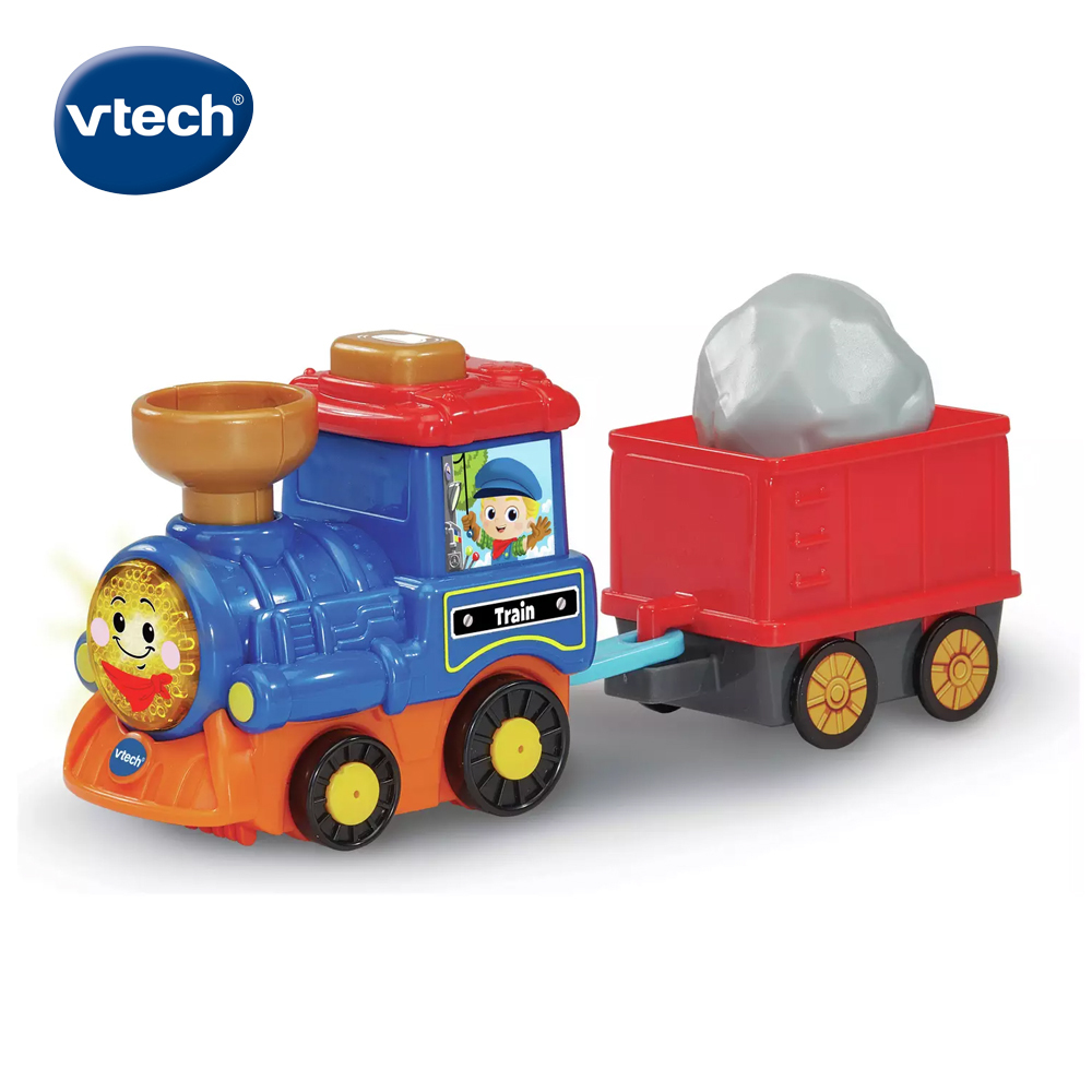 Vtech 嘟嘟聲光互動車-連結小火車組