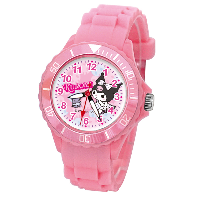 【三麗鷗Sanrio】酷洛米運動彩帶手錶 (S7-3012)