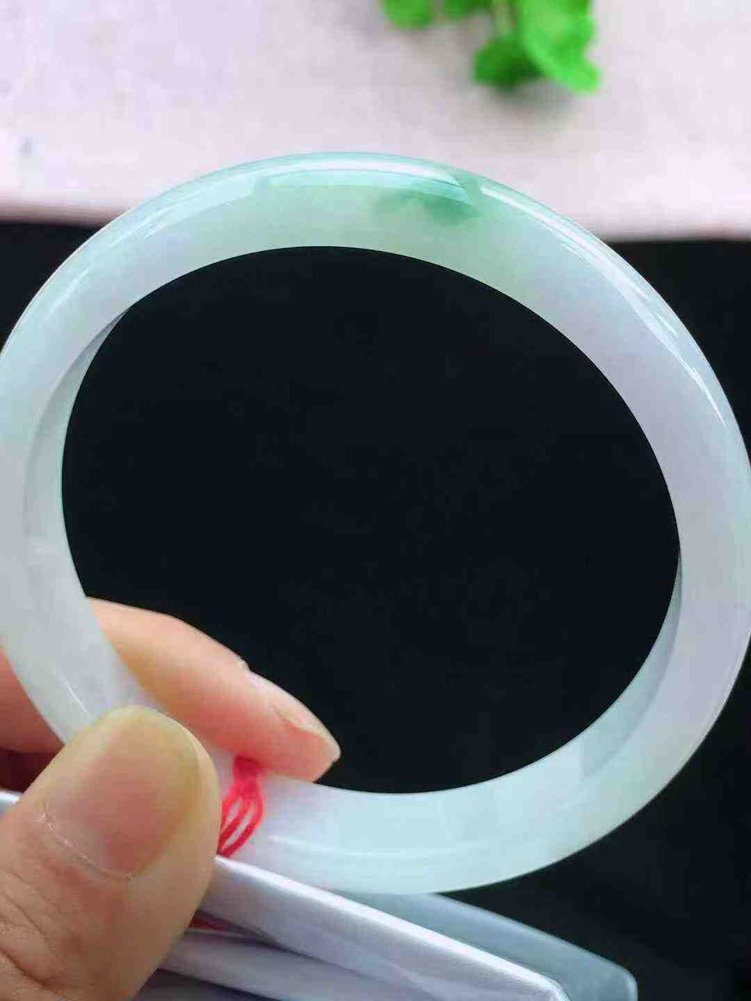 冰飄花翡翠手鐲,天然翡翠A玉, 緬甸玉, Jade, Jadeite