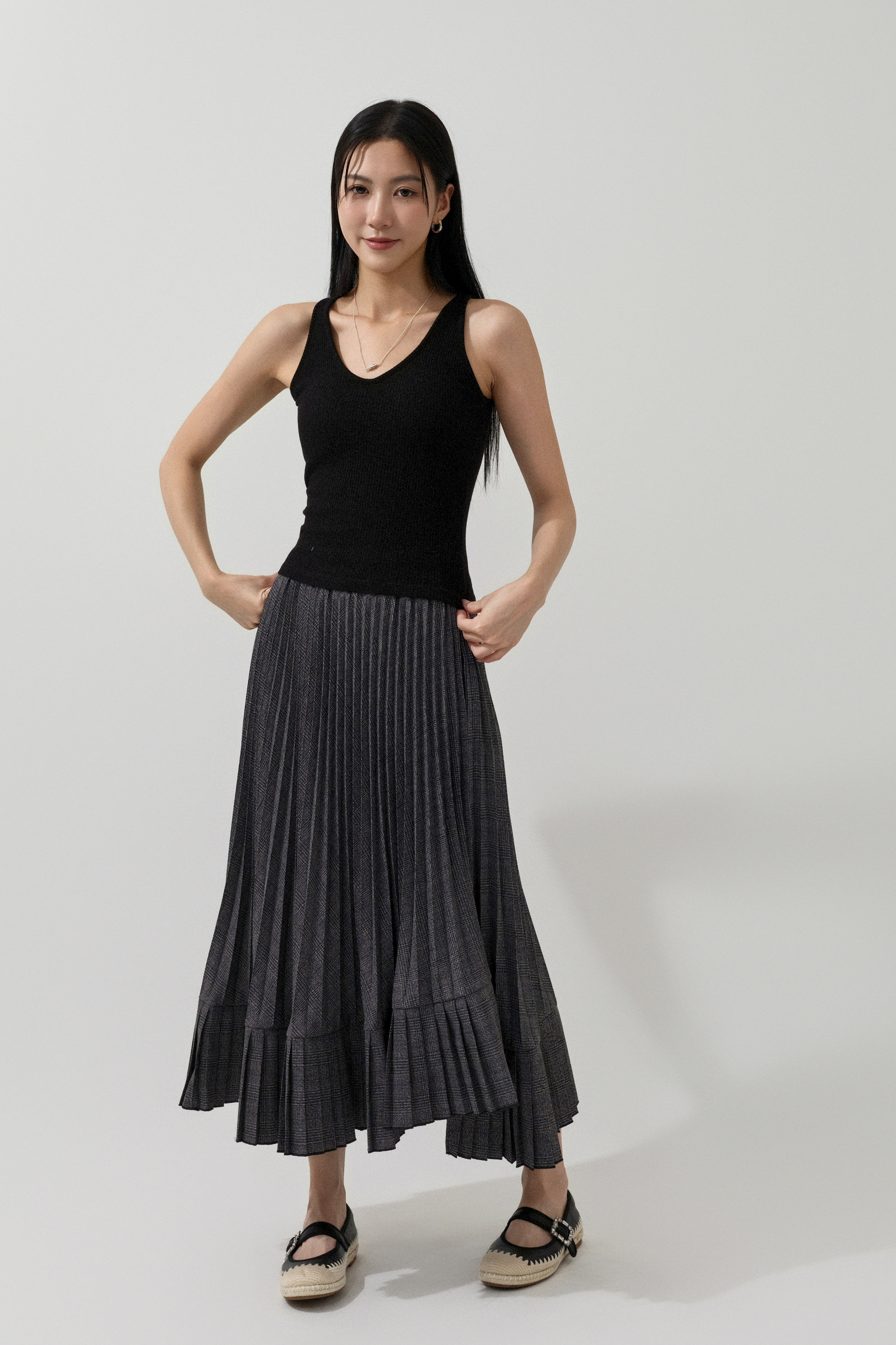 羅紋背心型bra top (預購產品）