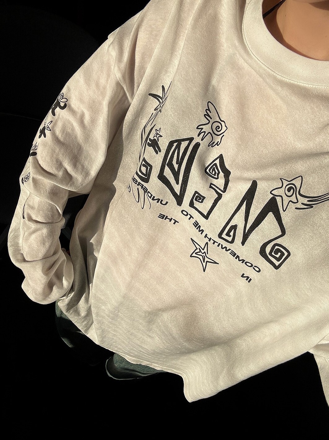 MEDM 神祕主義印花Logo 長袖T