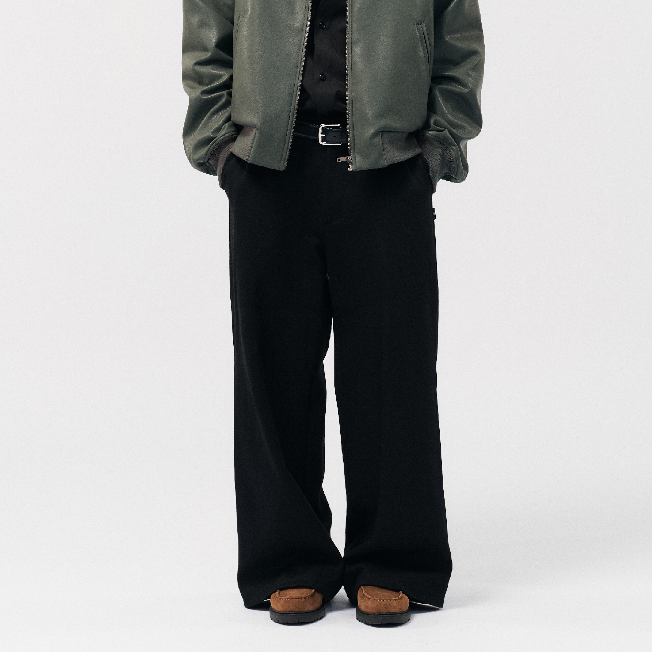 BOHRHOO Wide Leg Suit Pants 直筒 西裝棉褲 [BH1050]