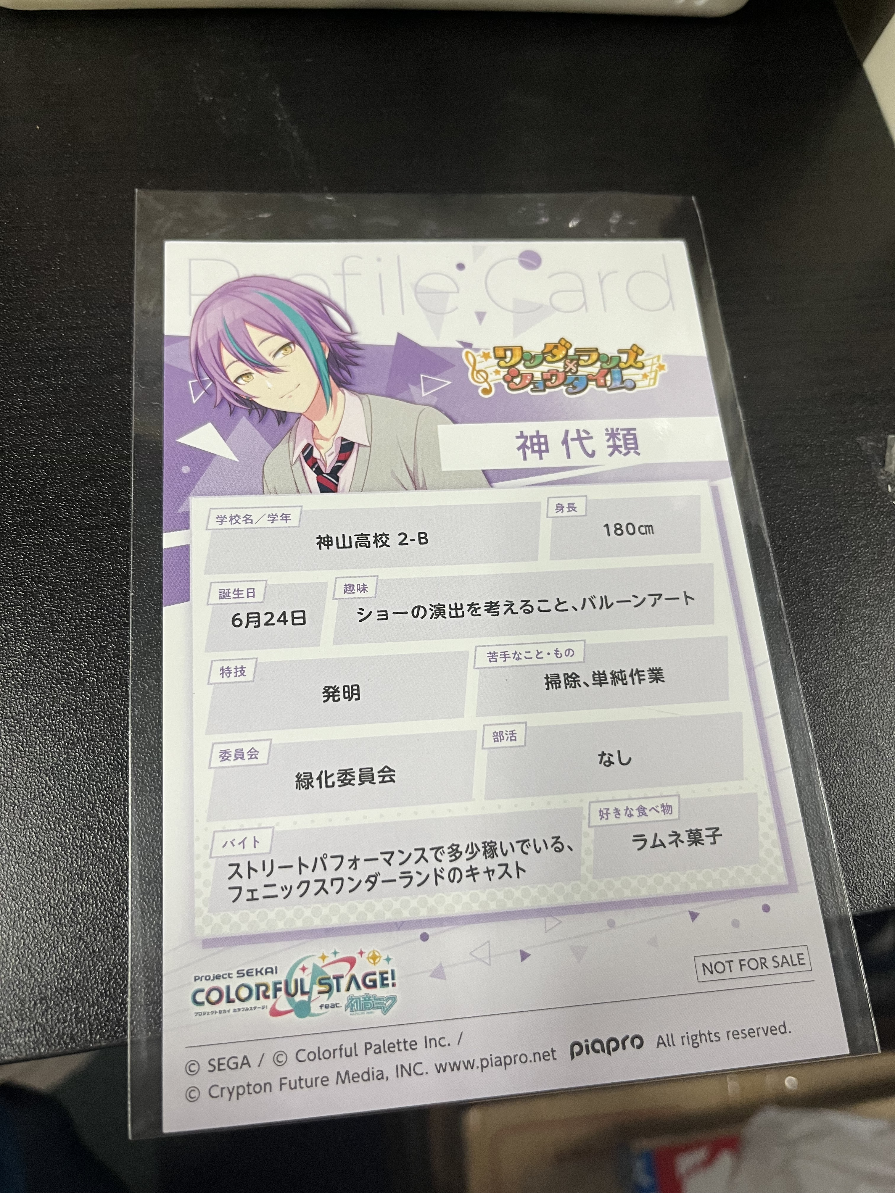 PROJECT SEKAI  類  紙品#306