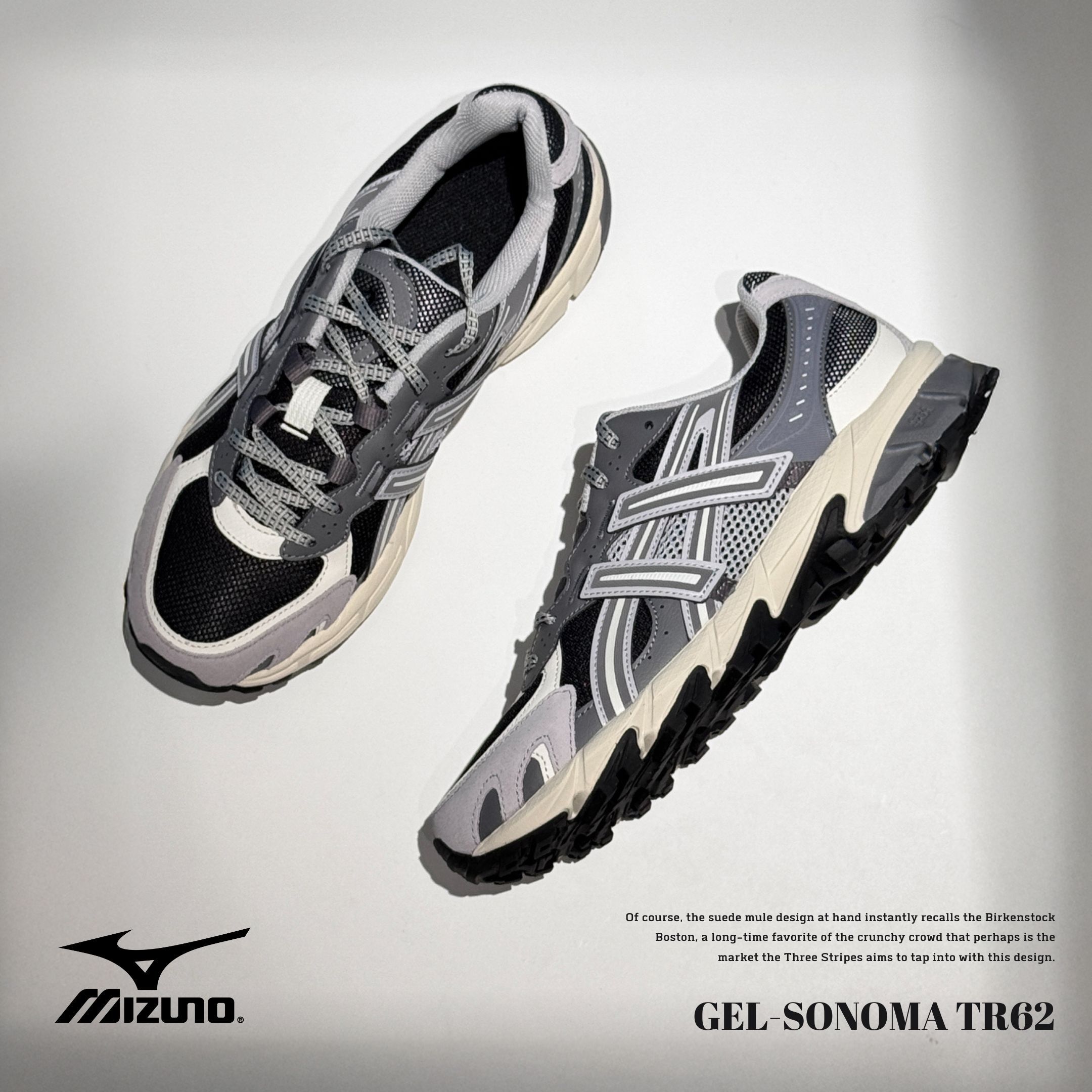 NICEDAY 代購 ASICS GEL-SONOMA TR62 灰 灰白 白灰 奶油底 機能 慢跑 運動 休閒鞋 1203A734-003