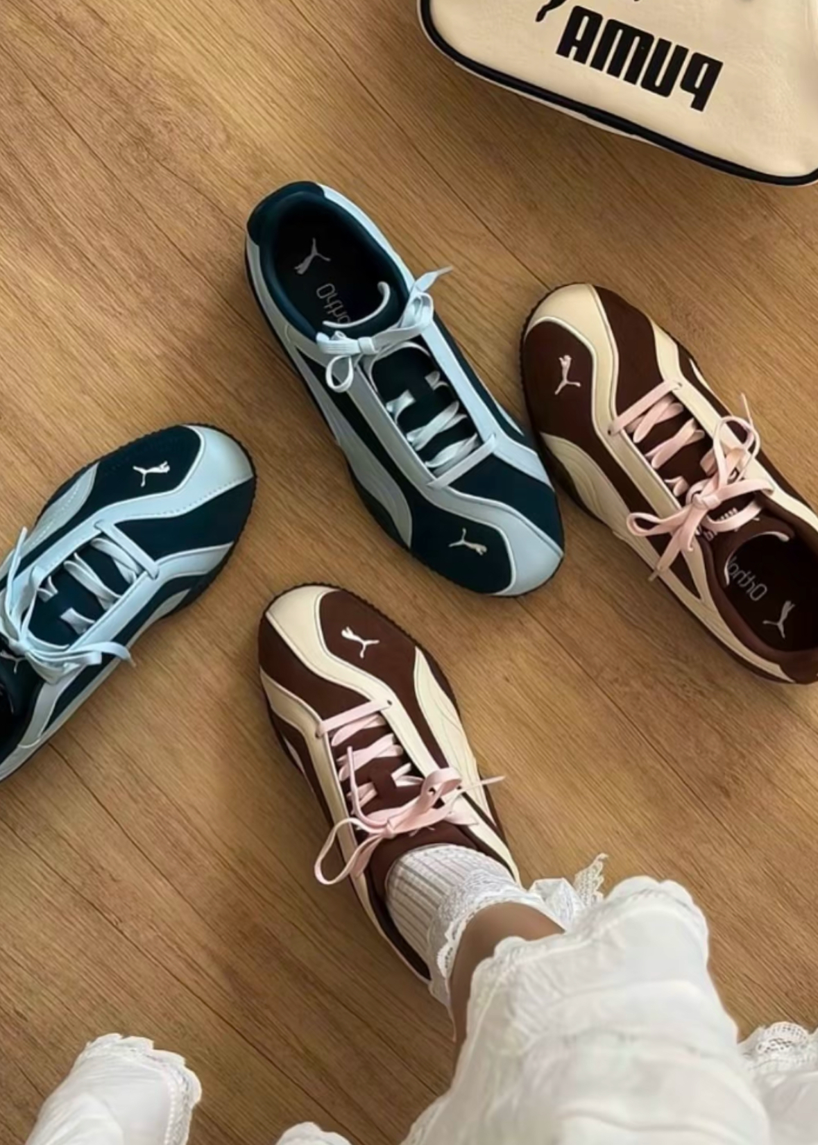 Puma Bella V2 Suede 棕色 藍色 麂皮 皮革 薄底鞋 404709-02 404709-01/預購