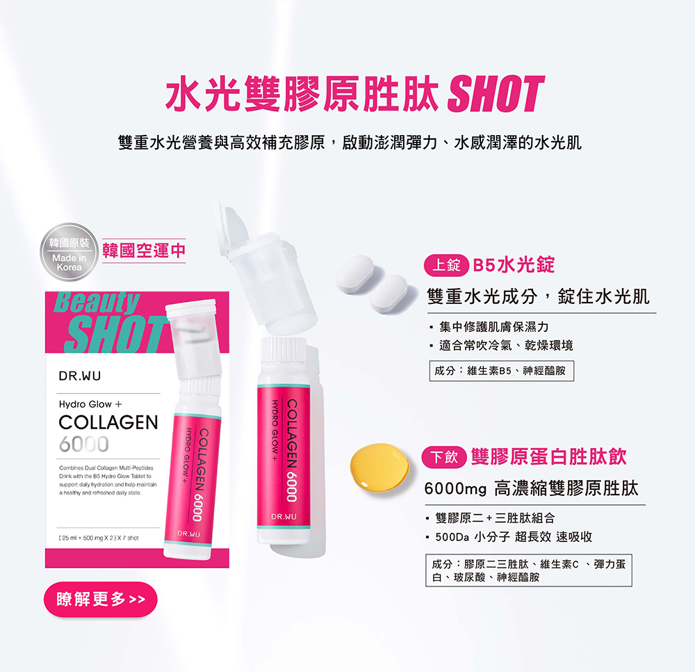 水光雙膠原胜肽SHOT