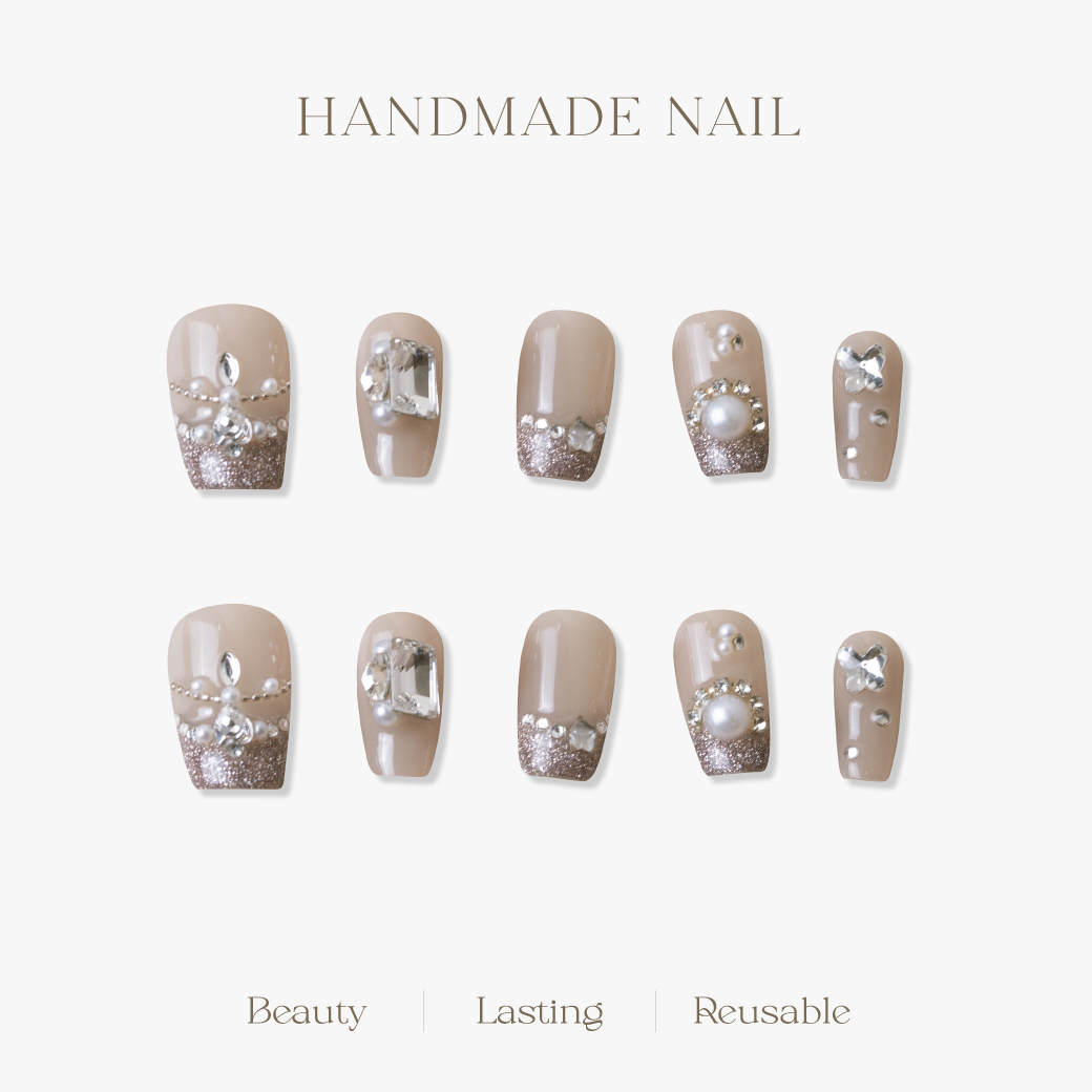 ARTiS di Voce 穿戴美甲片組合-短梯-指尖珠寶盒