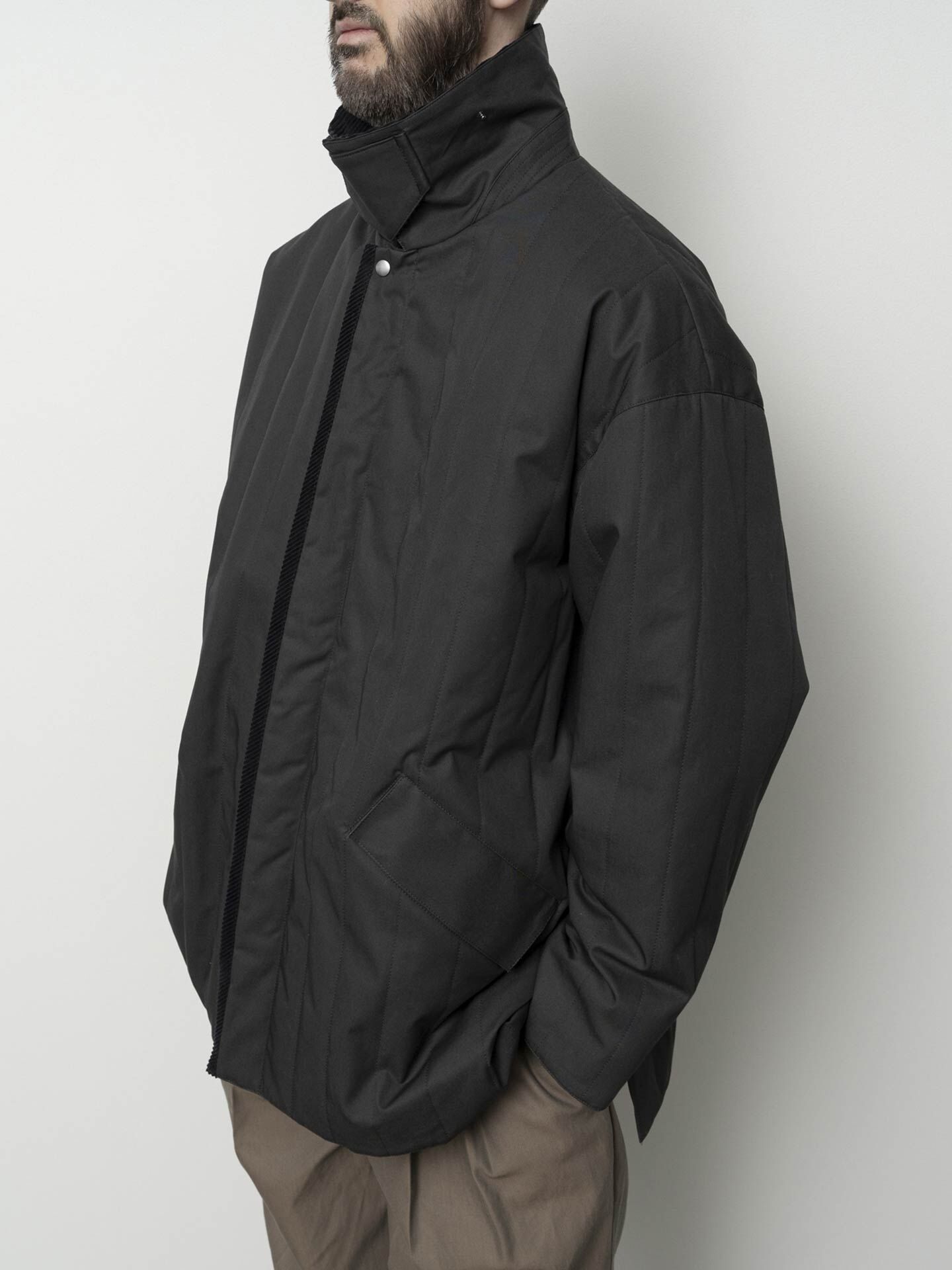 Still By Hand Quilted Half Coat CO02253