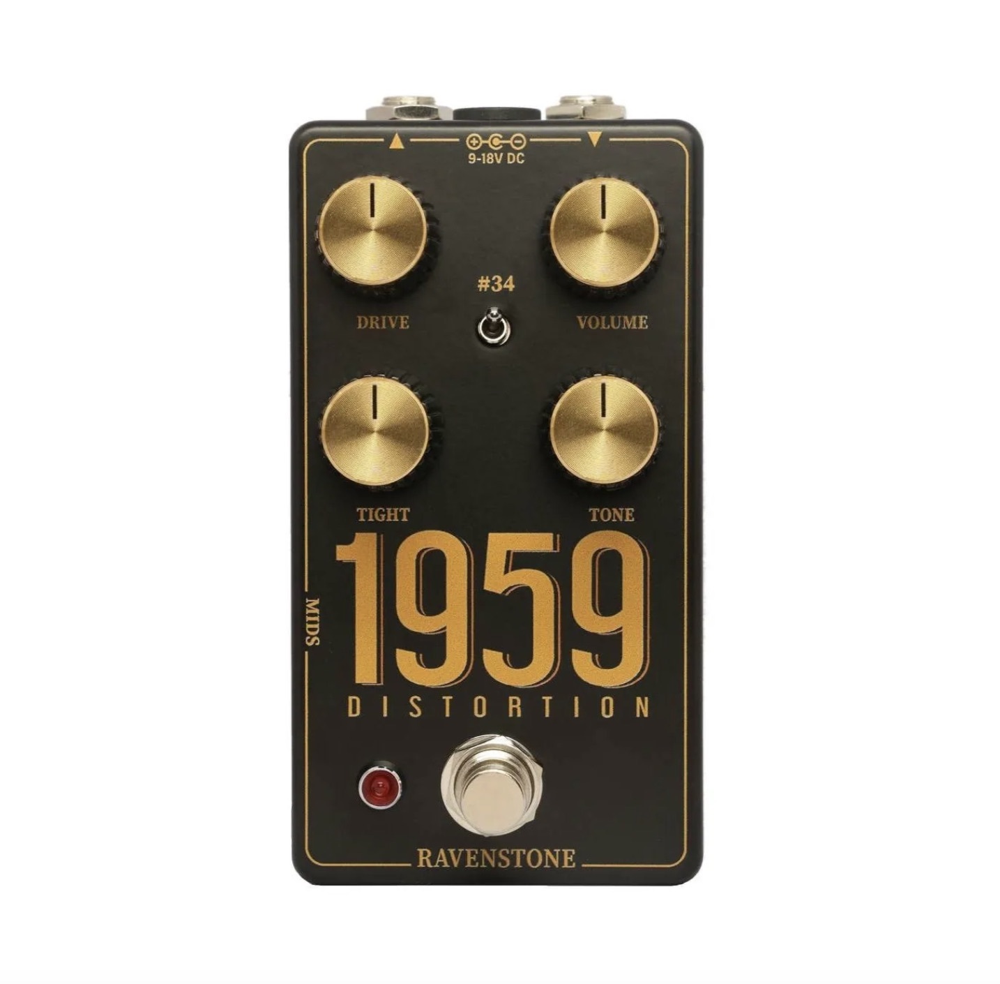 Ravenstone Ravenstone 1959 Distortion 黑金 破音效果器 — 三峽效果器
