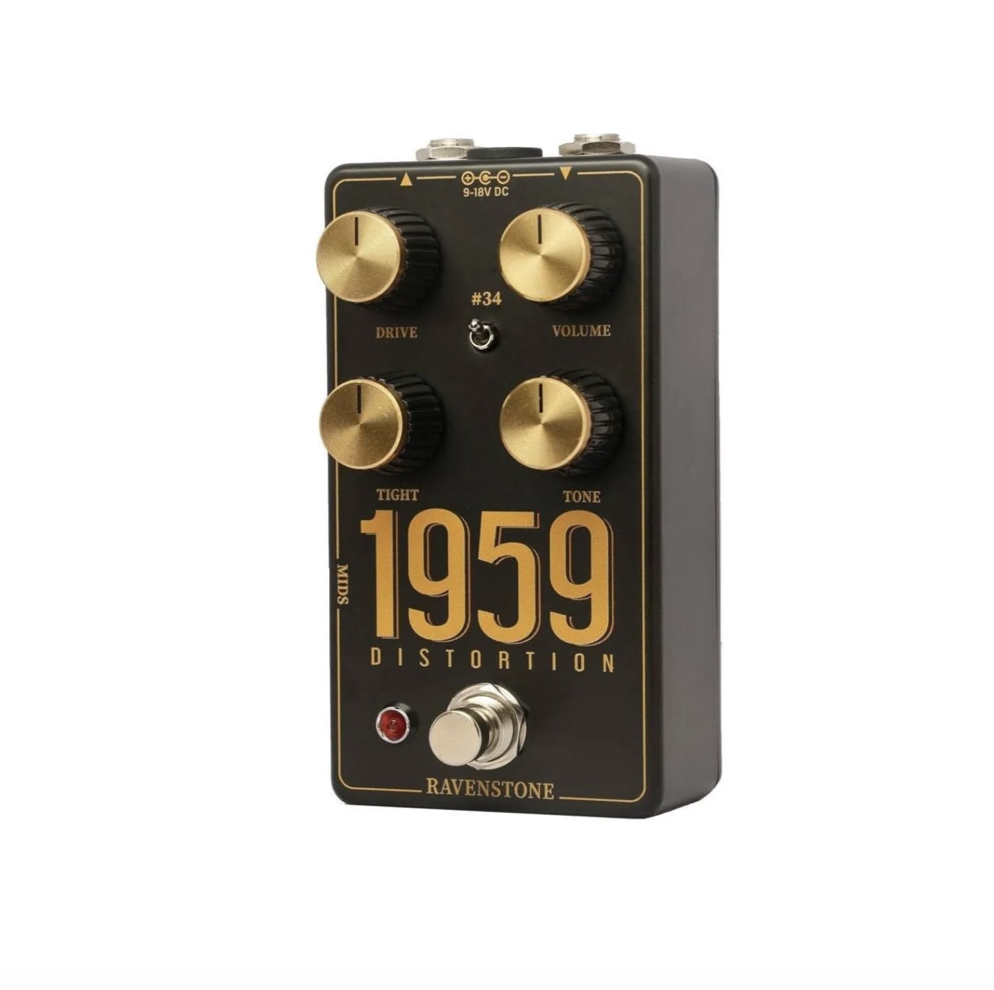 Ravenstone Ravenstone 1959 Distortion 黑金 破音效果器 第 2 張圖片｜三峽效果器