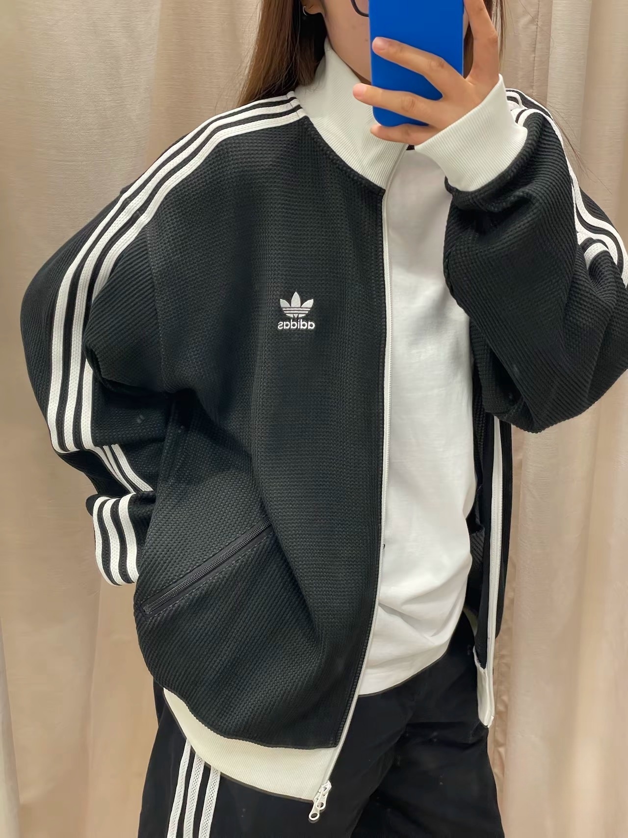 Adidas Originals 立領 針織 華夫格外套 3色 男女同款 金珉奎/邊伯賢同款