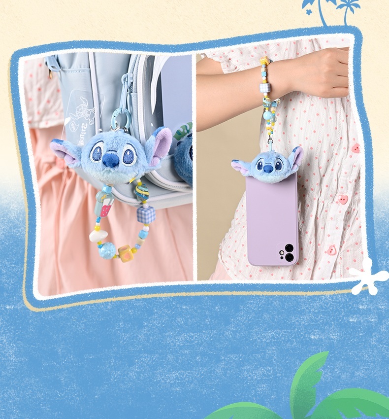 迪士尼史迪仔 | 防丟手機掛圈鎖匙扣 飾物|史迪仔