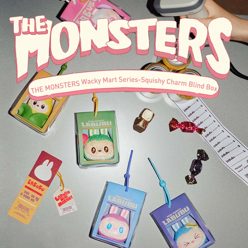 【盲盒】Pop Mart THE MONSTERS 怪味便利商店系列 捏捏掛件盲盒（單隻入）POMT-44 [台灣現貨]