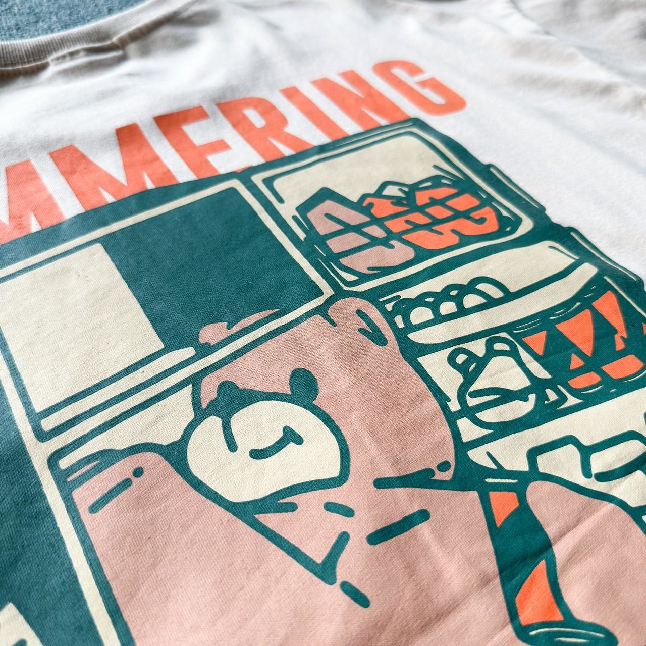 韓國短袖 Summering 冰箱小熊印花短T 18915