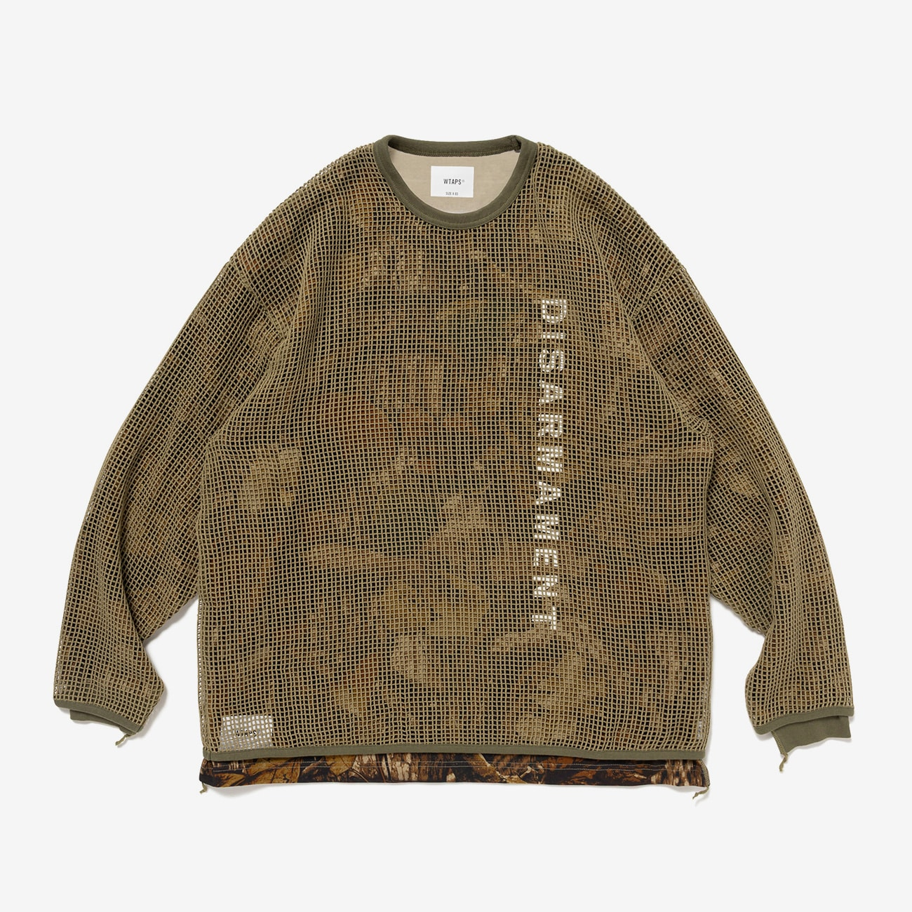2025AW WTAPS GHILL / LS / COTTON 網眼 長袖 長T 熱門款 2色 現貨 252ATDT-CSM13