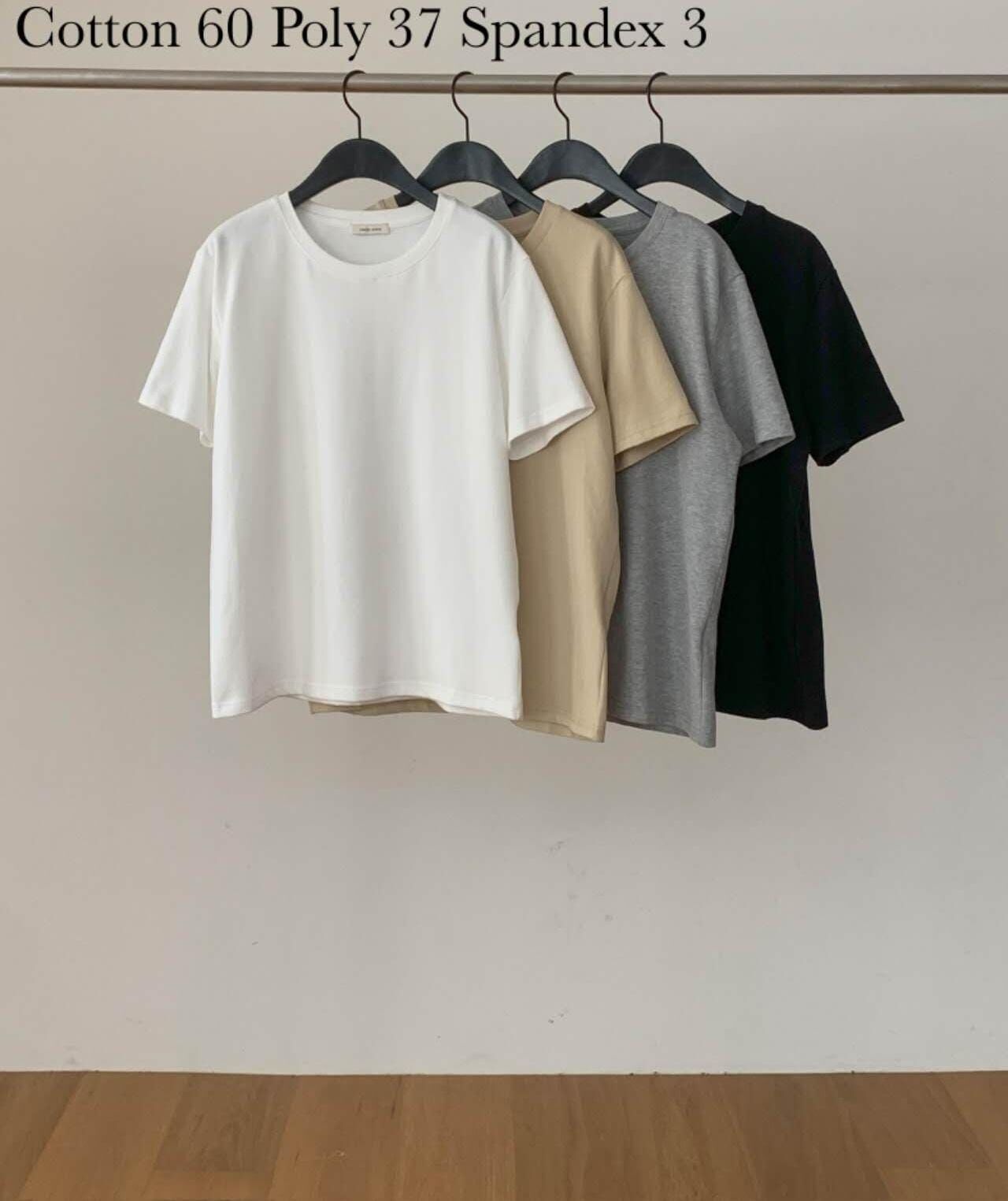 DR5006 簡約圓領棉質Tee