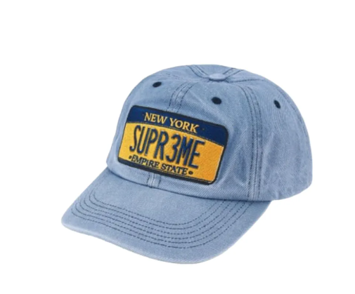 Supreme 車牌Logo六分割帽