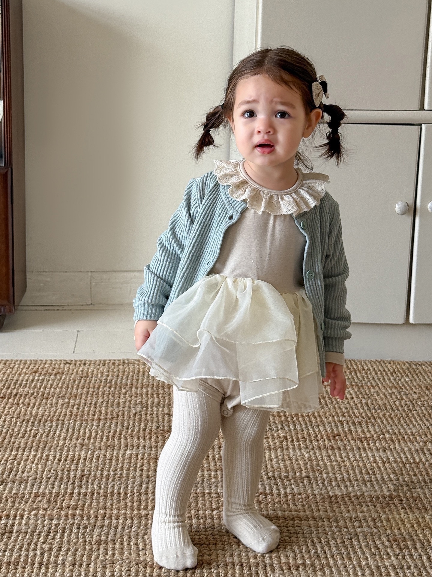 荷葉領澎澎包屁裙