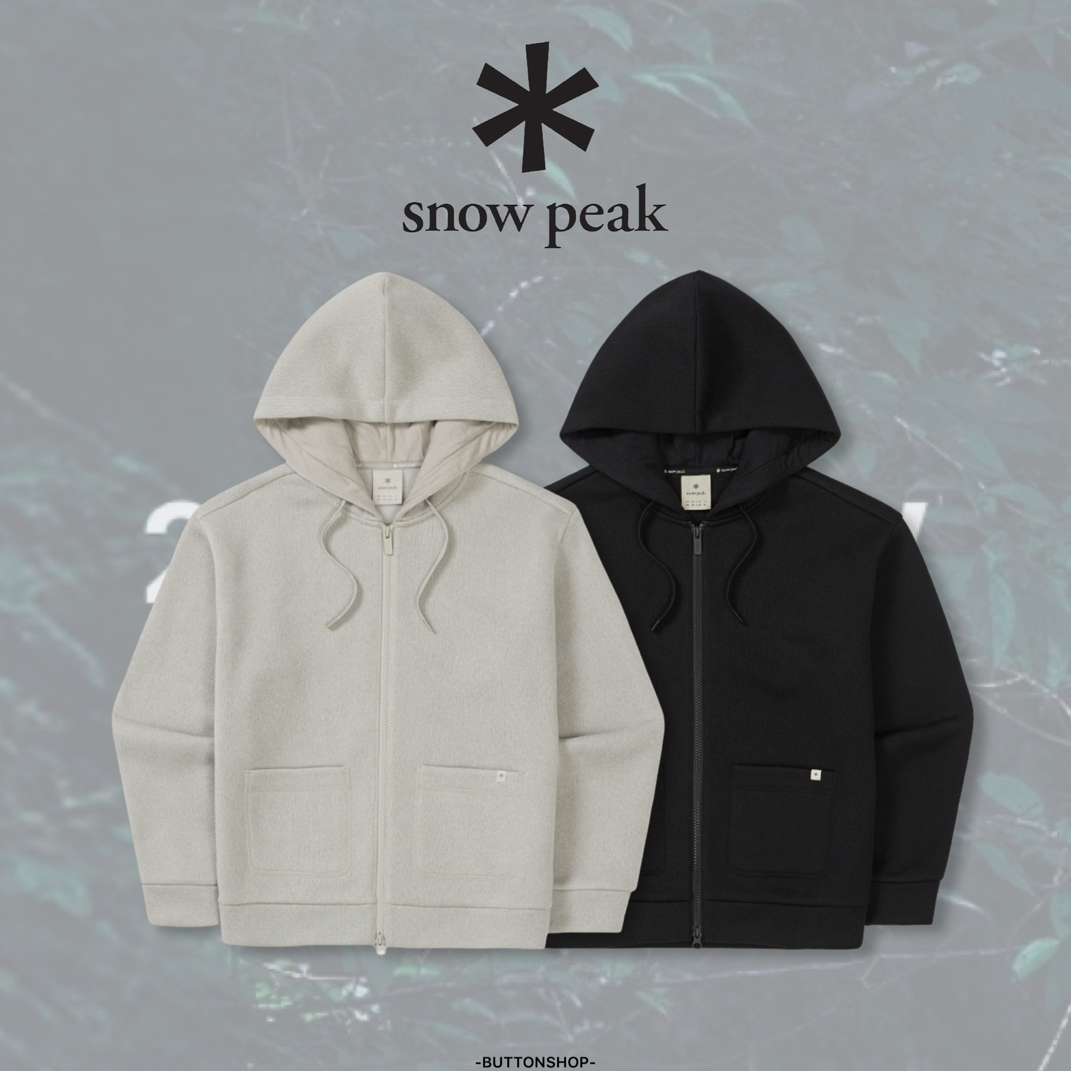 【代購】snow peak Knit women's hood zip up  女款 針織毛呢連帽拉鍊外套  S25WWFFJ79