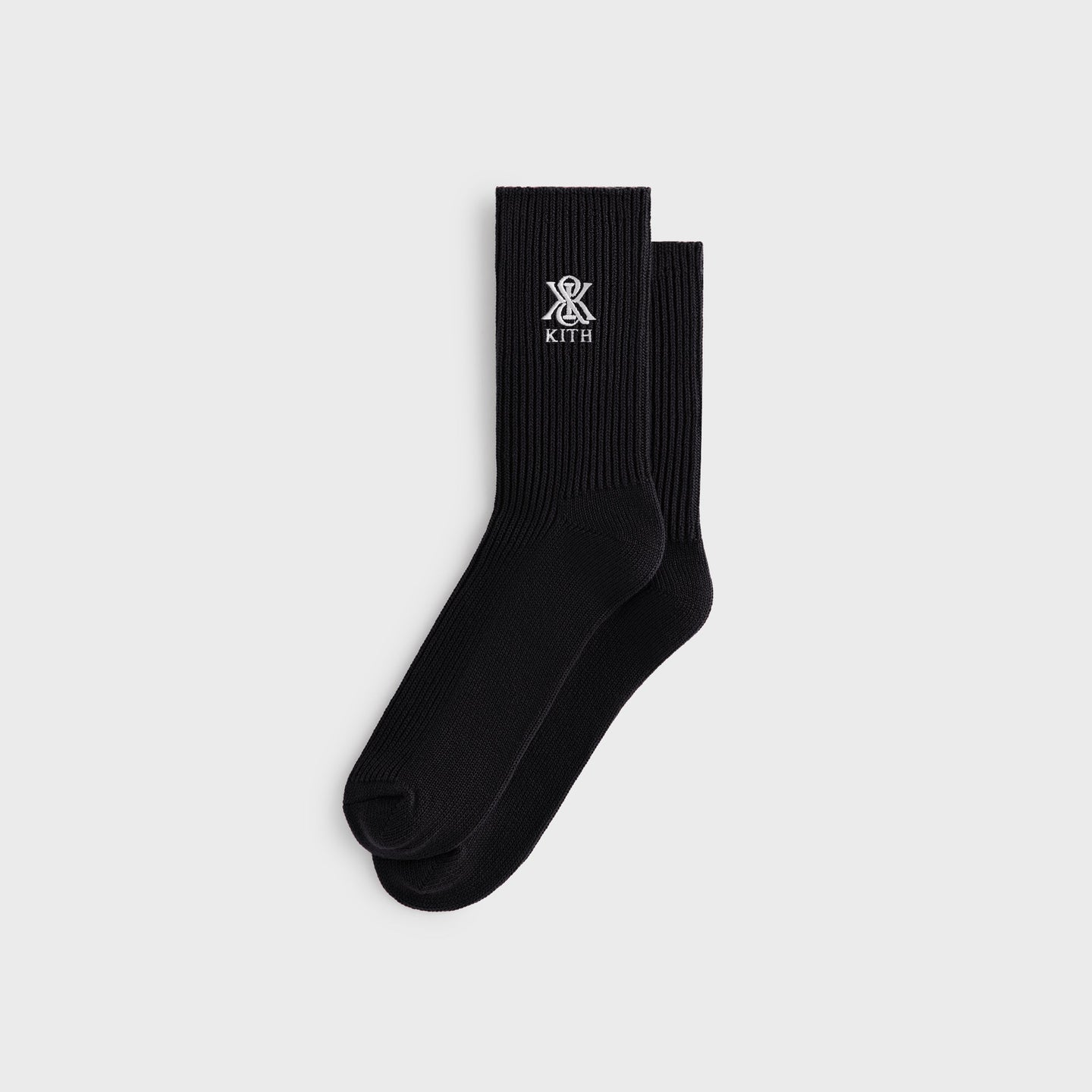 2025AW KITH Crest Relaxed Socks Box Logo 刺繡 字體 襪子 長襪 現貨 KHM220150