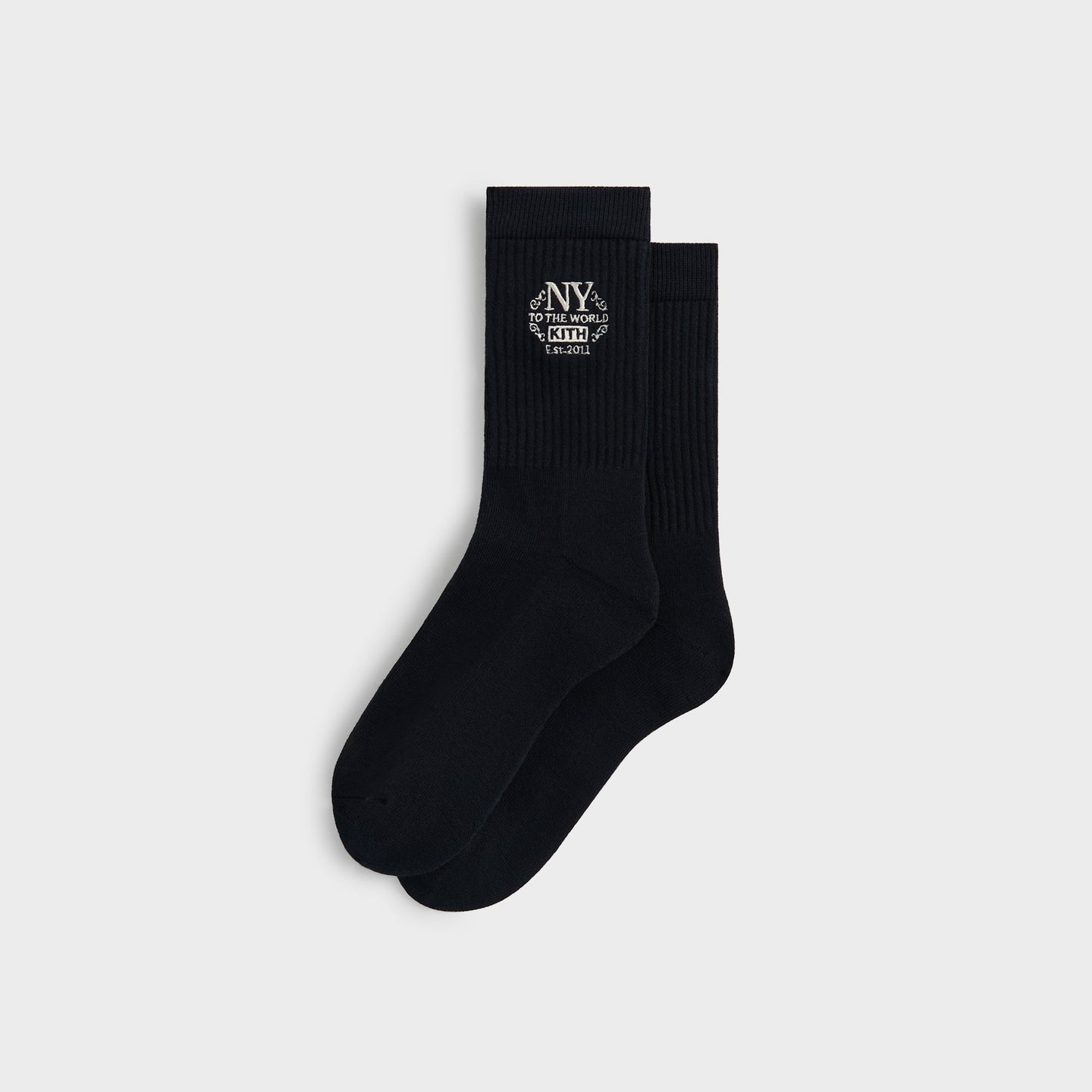 2025AW KITH NY to the World Socks 紐約 刺繡 字體 襪子 長襪 現貨 KHM220148