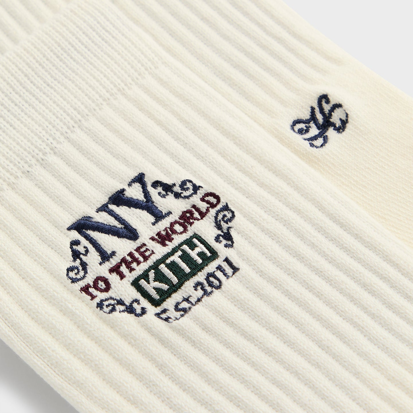 2025AW KITH NY to the World Socks 紐約 刺繡 字體 襪子 長襪 現貨 KHM220148
