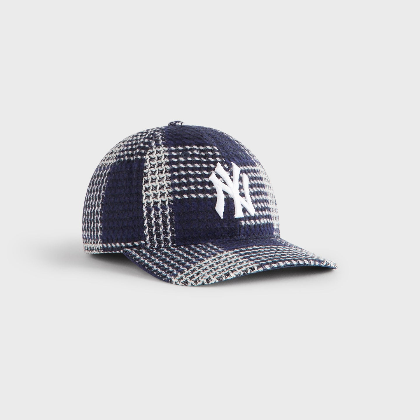 2025AW KITH & '47 for the New York Yankees Textured Plaid Franchise LS Cap 刺子 編織 紐約 洋基 棒球帽 帽子 限定款 現貨 KHM051099