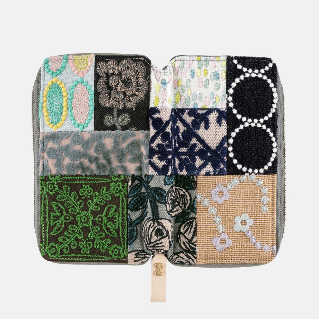 皆川明_minä perhonen: piece Weeks手帳專用 拉鍊式書衣｜日本Hobonichi ほぼ日手帳