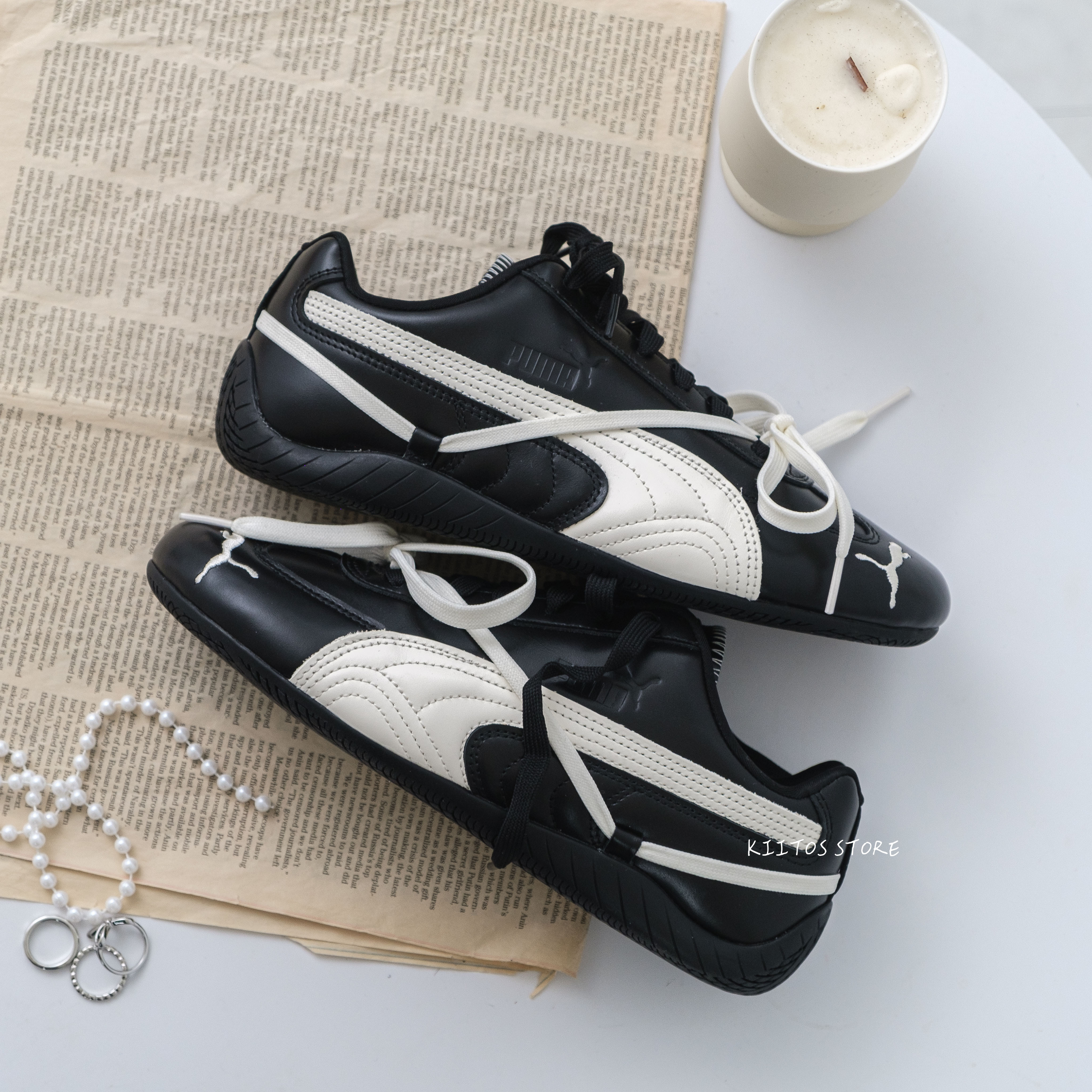 現貨 Rosé朴彩英 x Puma Speedcat Premium Black 芭蕾風格 聯名賽車鞋 404391-01