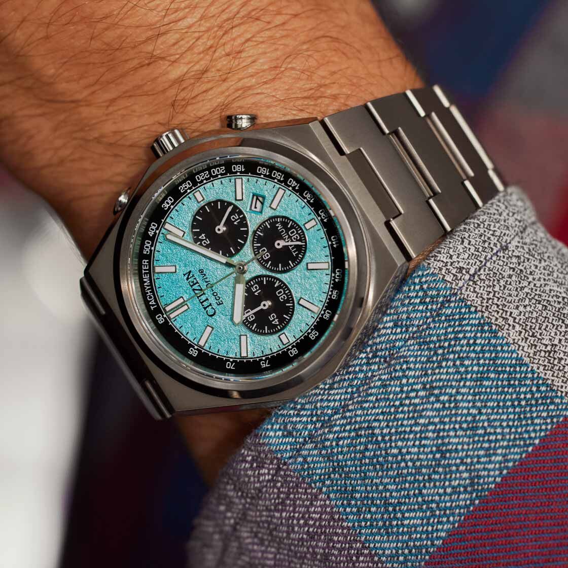 CITIZEN Zenshin Chronograph Super Titanium Eco-Drive CA4610-85M 鈦金屬