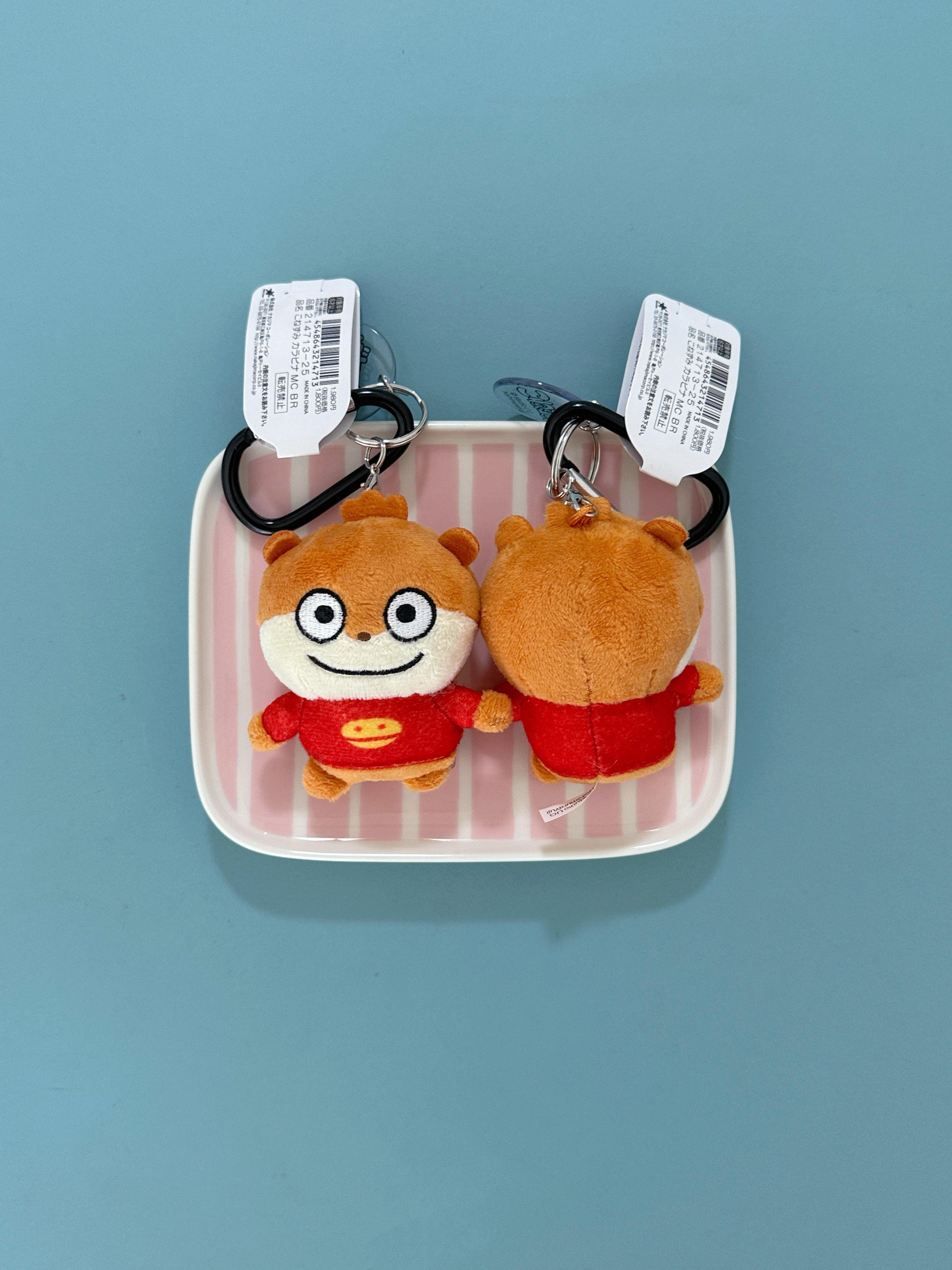 小鼠登山扣玩偶吊飾