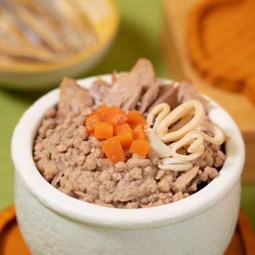 怪獸部落 – 佛跳牆 海味三珍 (藍) 80g (24罐優惠 $221可混其他佛跳牆)