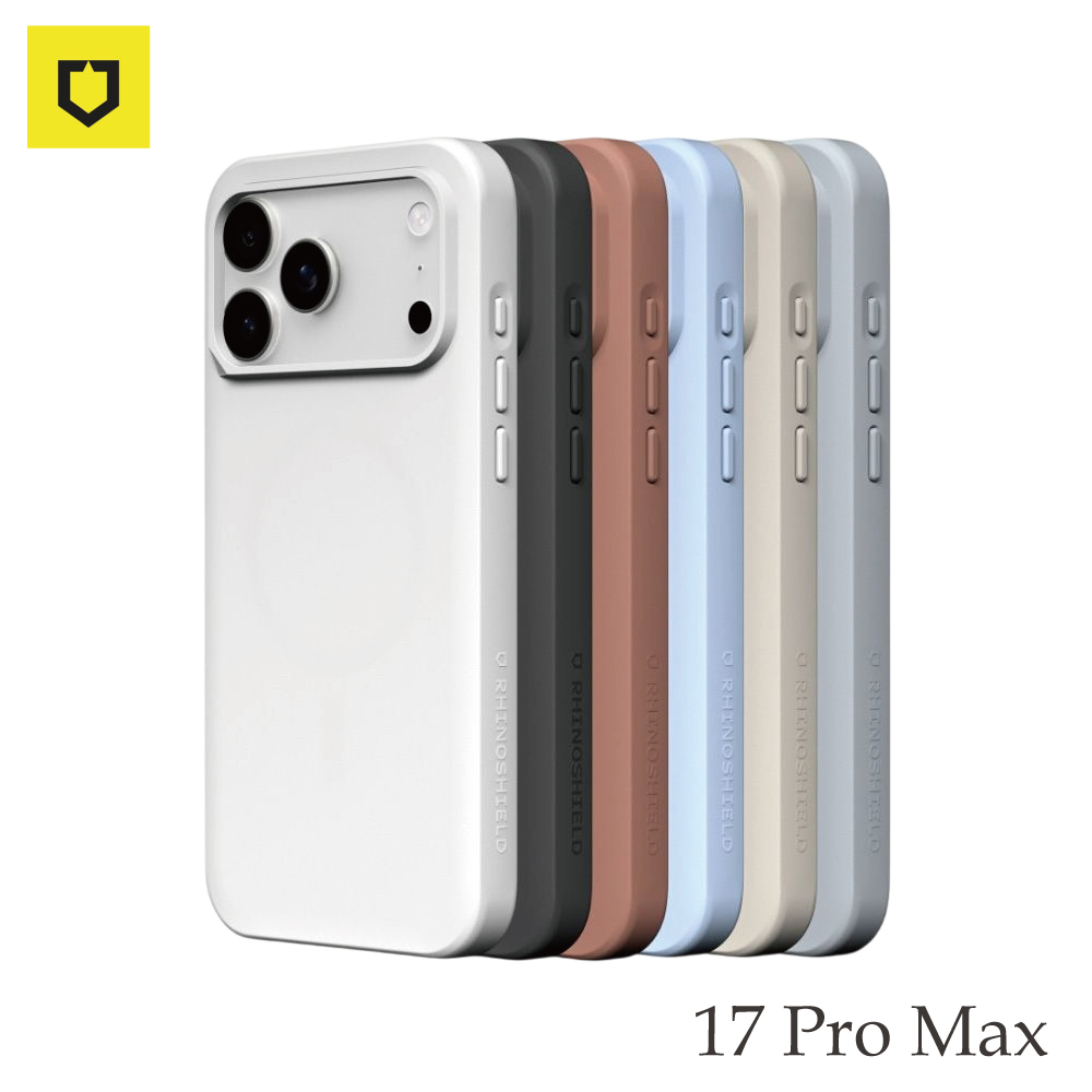 RHINOSHIELD 犀牛盾｜iPhone 17 Pro Max SolidX MagSafe兼容 強化吸震緩衝防摔磁吸手機殼