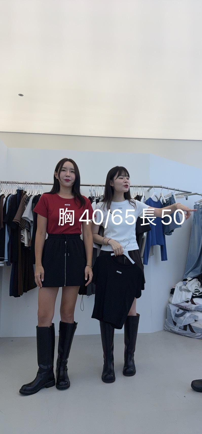 NC5010 小tag顯腰綫短袖上衣