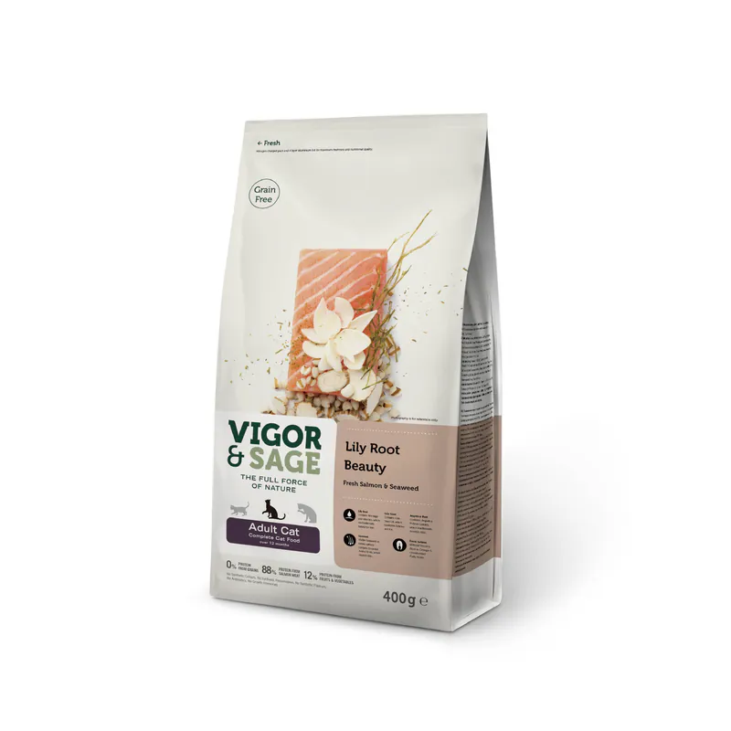 靈萃VIGOR&SAGE-成貓百合根美毛草本無穀糧