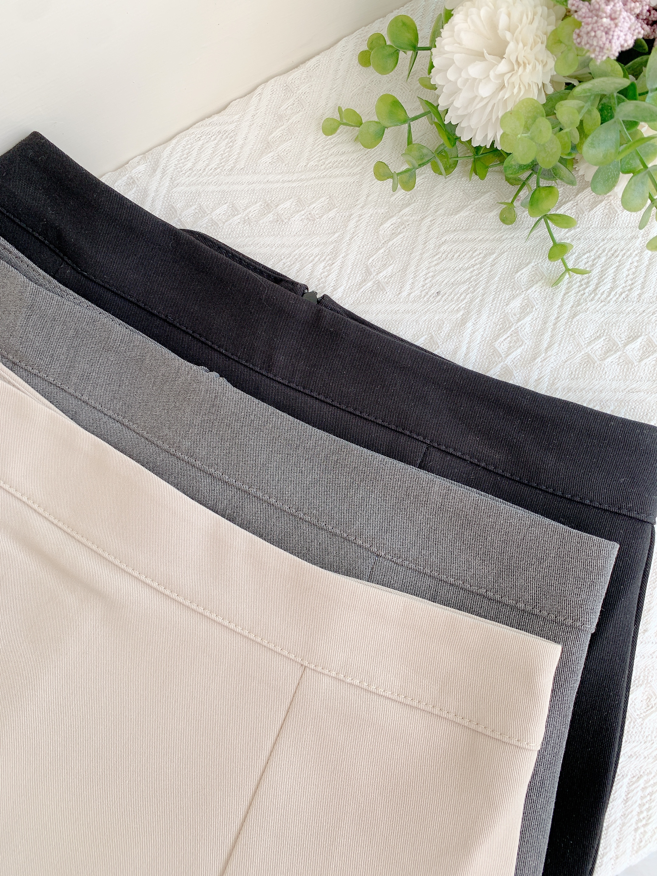 小心機開衩西裝短裙 3色