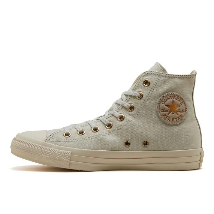 Converse AS Goldlogopatch HI 日本限定 奶油白 金標 男女 高筒 帆布鞋 31315771