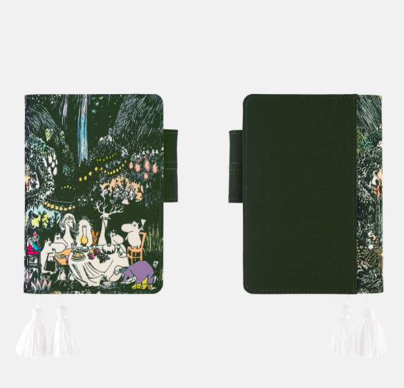 moomin 派對之夜 Hobo手帳 A6書皮｜日本Hobonichi ほぼ日手帳