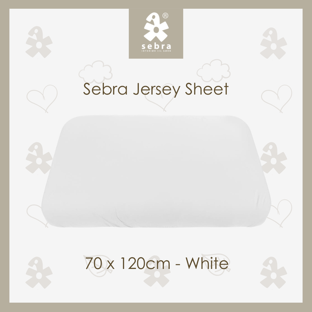 Sebra Jersey Sheet - 70x120cm