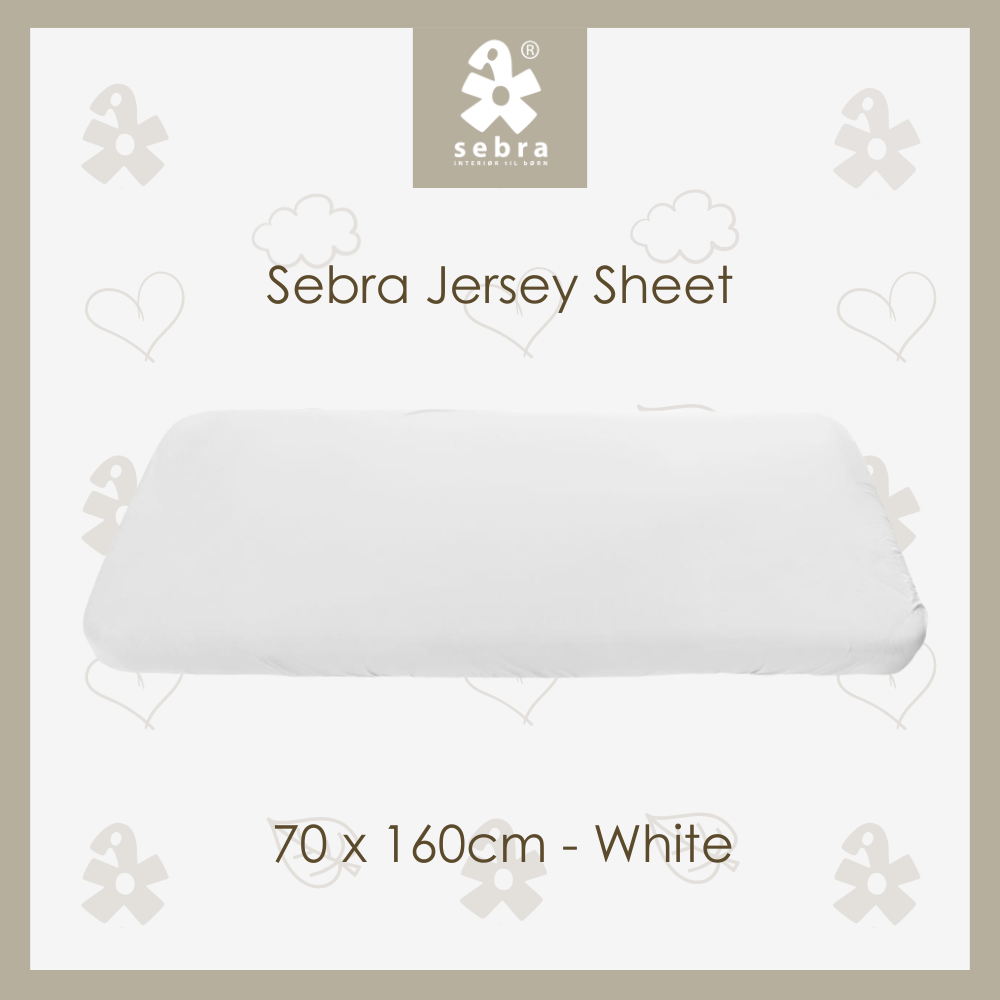 Sebra Jersey Sheet - 70x160cm