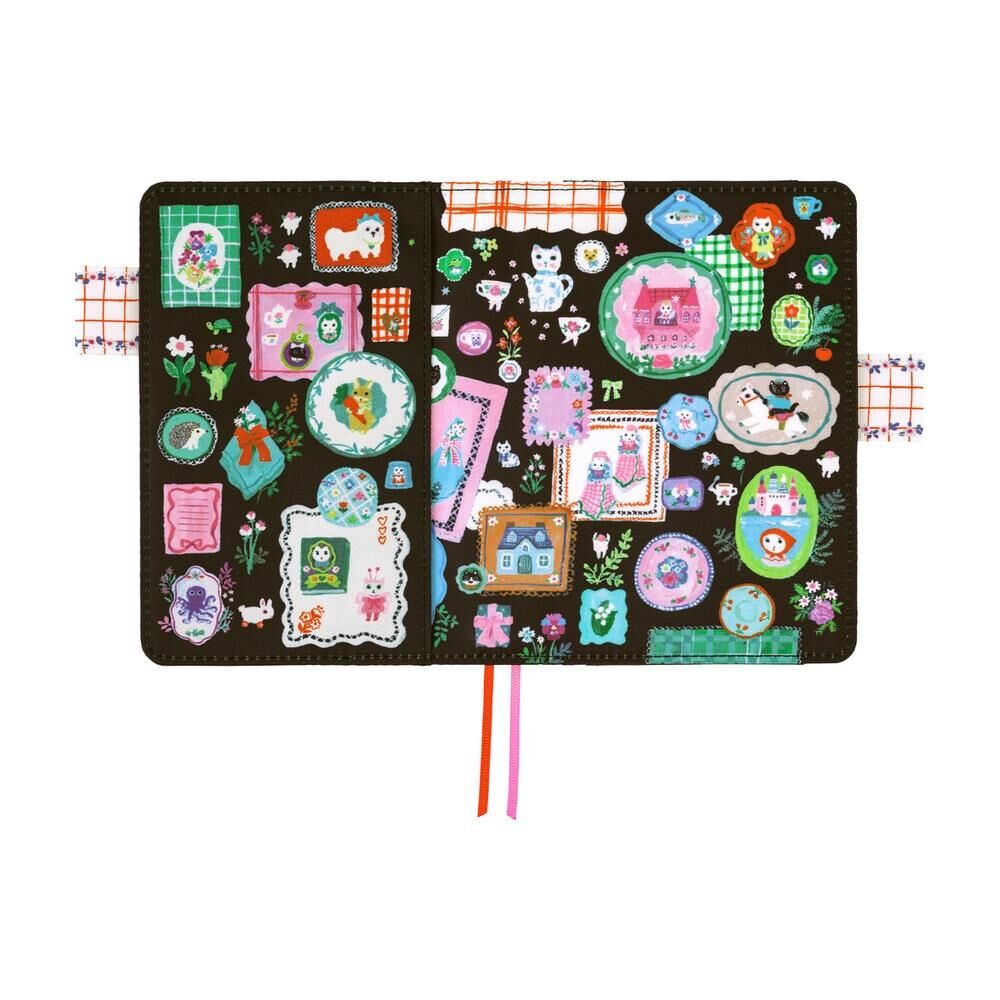 北岸由美_白貓的桌飾 Hobo手帳 A6書皮｜日本Hobonichi ほぼ日手帳