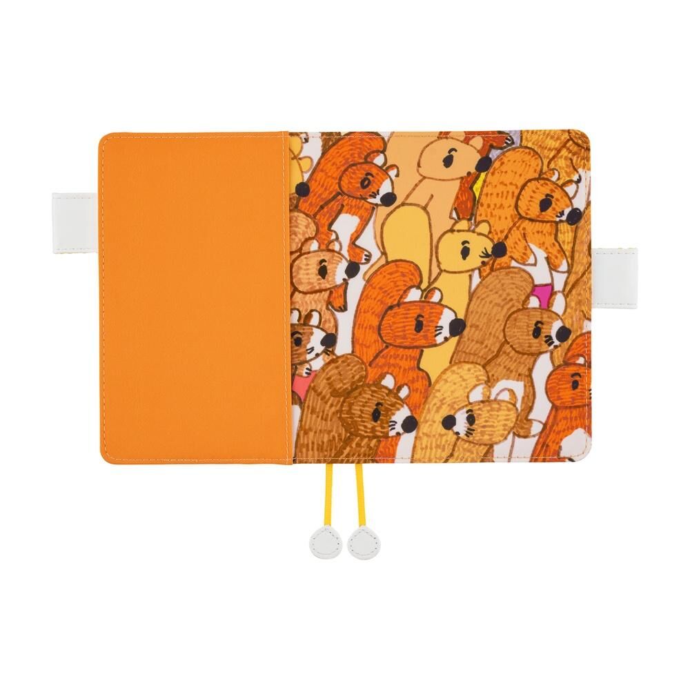 100%ORANGE_松鼠小隊 Hobo手帳 A6書皮｜日本Hobonichi ほぼ日手帳