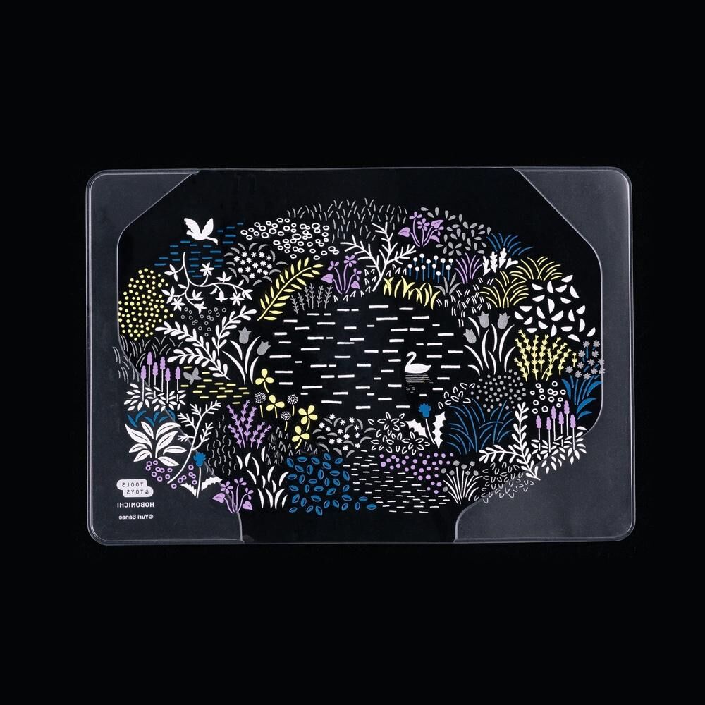 Hobo手帳專用 早苗優里_森林湖畔PVC透明書套 A5、A6、weeks｜日本Hobonichi ほぼ日手帳