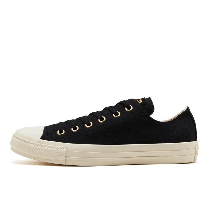 Converse AS Goldlogolabel OX 日本限定 黑色 金孔 男女 帆布鞋 31315762