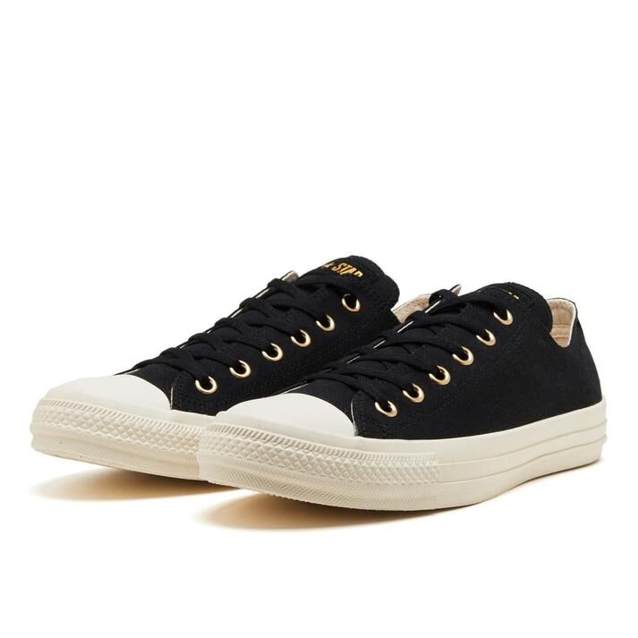 Converse AS Goldlogolabel OX 日本限定 黑色 金孔 男女 帆布鞋 31315762