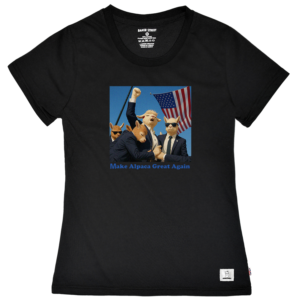 讓羊駝再次偉大 Make Alpaca Great Again 女版短T