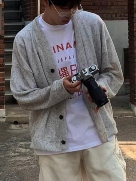 淨色開胸針織外套 JK2639